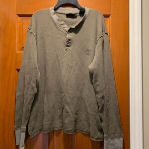 Timberland waffle knit long sleeve shirt